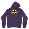batman dying bleeding logo Unisex Hoodie