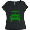 defender land rover Women's Triblend Scoop T-shirt