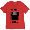 never forget floppy disk V-Neck Tee