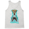 pizza shark graphic Tank Top