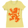 lion rampant Ladies Fitted T-Shirt