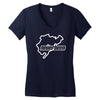 neverbeen Women's V-Neck T-Shirt