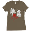 kittens Ladies Fitted T-Shirt