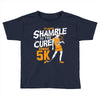shamble to the cure zombie 5k Toddler T-shirt