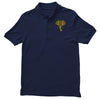 tribal print elephant geometric gold animals cool Men's Polo Shirt