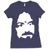 charles manson retro Ladies Fitted T-Shirt