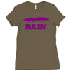 rain Ladies Fitted T-Shirt