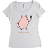 instaham Women's Triblend Scoop T-shirt