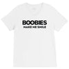 boobies make me smile V-Neck Tee