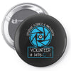 aperture science volunteer Pin-back button