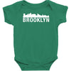 brooklyn city skyline silhouette Baby Bodysuit