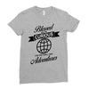 blessed are the curious for they shall have adventures Ladies Fitted T-Shirt