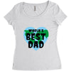 World's Best Dad Look Like Women's Triblend Scoop T-shirt