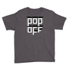 pop off square Youth Tee