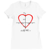 geek love shirt Ladies Fitted T-Shirt