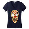 pizskull Women's V-Neck T-Shirt