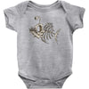 animal fishing tee graphic Baby Onesie