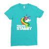 feeling stabby Ladies Fitted T-Shirt