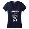 How To Speak Canadian Women's V-Neck T-Shirt