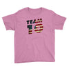team 10 american flag Youth Tee
