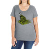 rigeon playing Ladies Curvy T-Shirt