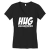 hug machine funny joke Women's V-Neck T-Shirt