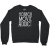 horror movie addict Crewneck Sweatshirt