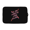 rad white and blue Laptop sleeve
