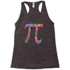 spring pi tshirts  flowery colorful pi day gifts Racerback Tank