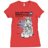 doctor who haynes manual critical dalek Ladies Fitted T-Shirt