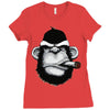 monkey Ladies Fitted T-Shirt
