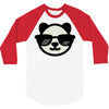 cool panda 3/4 Sleeve Shirt