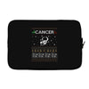 cancer christmas ugly sweater Laptop sleeve