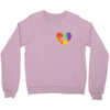 Rainbow Equality Heart Crewneck Sweatshirt
