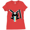 Killerbunny2007 Rainbow Overflow Ladies Fitted T-Shirt