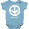 montreal metro Baby Onesie