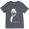 clockwork mozart orange V-Neck Tee