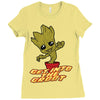 get into the groot! Ladies Fitted T-Shirt