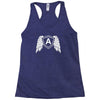 wings letter a Racerback Tank