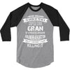 Super Cool Gran Of A Freaking Awesome Granddaughter 3/4 Sleeve Shirt