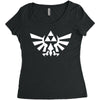 zelda logo Women's Triblend Scoop T-shirt