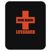 nude beach   lifeguard Mousepad