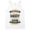 Super Cool Daddy Of A Freaking Awesome Son Tank Top