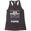awesome poppa Racerback Tank