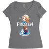 frozen Women's Triblend Scoop T-shirt