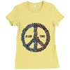 peace in our time vectorized Ladies Fitted T-Shirt
