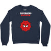 Superhero On The Way Crewneck Sweatshirt
