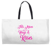 this mom hugs kiss es Weekender Totes