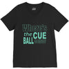 snooker where's the cue ball going V-Neck Tee