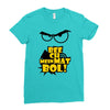 beech mein mat bol Ladies Fitted T-Shirt